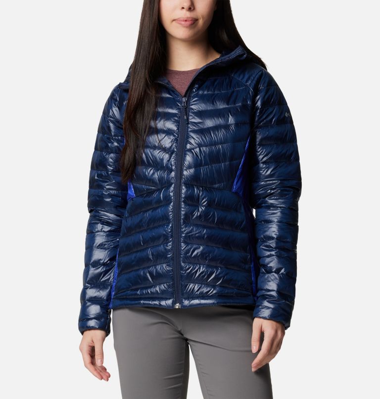 Navy Women Columbia Labyrinth Loop™ II Insulated Hooded Puffer Jacket | 35254238