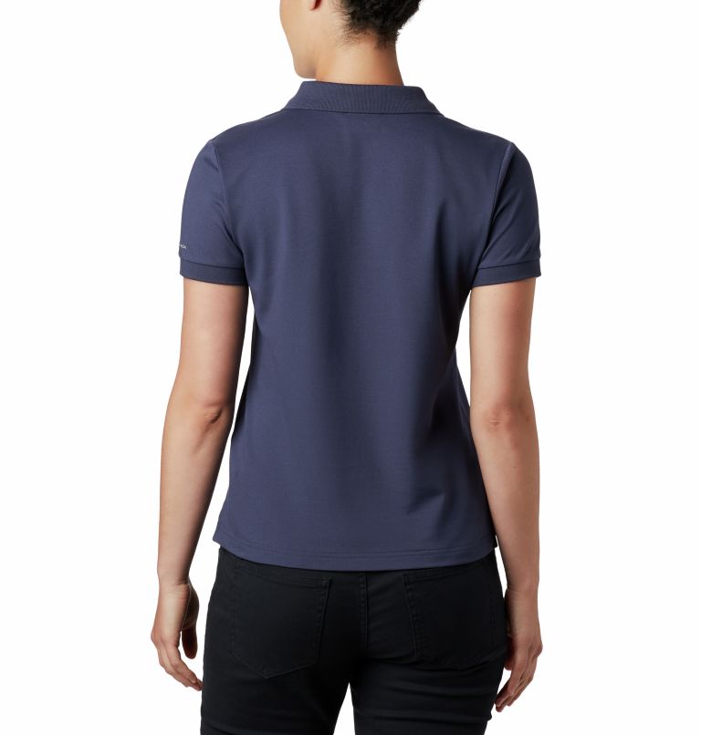 Navy Women Columbia Lakeside Trail™ Solid Pique Polo T Shirts | 6067343