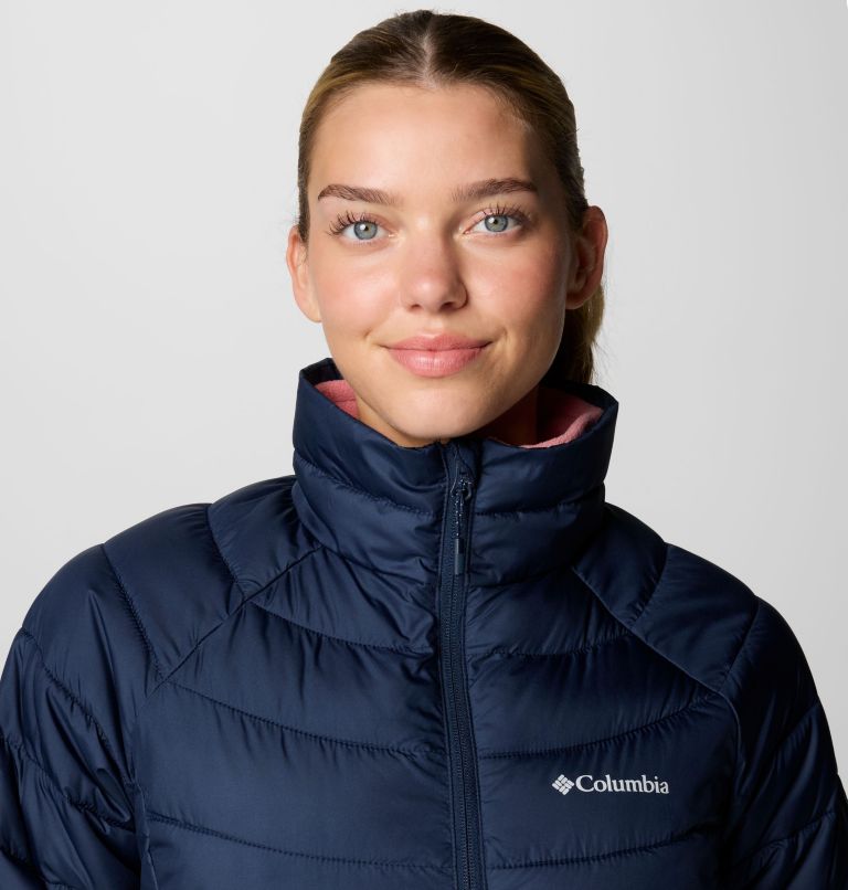 Navy Women Columbia Powder Lite™ II Hooded Insulated Puffer Jacket | 6724773