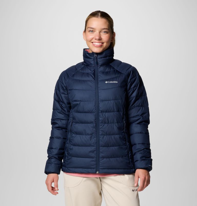 Navy Women Columbia Powder Lite™ II Hooded Insulated Puffer Jacket | 6724773