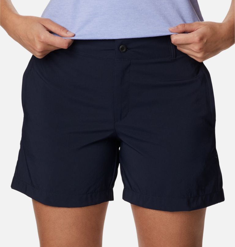 Navy Women Columbia Silver Ridge Utility™ Walking Shorts | 63623453