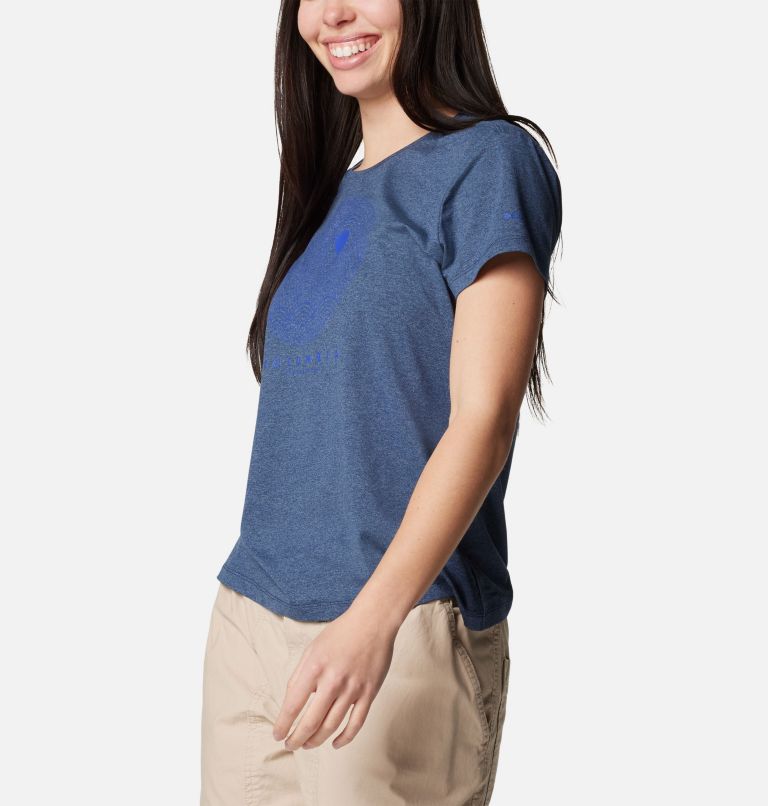 Navy Women Columbia Sloan Ridge™ Technical Graphic T Shirts | 29865137