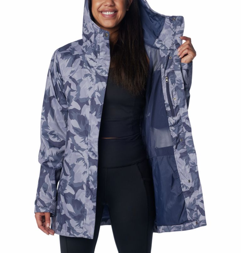 Navy Women Columbia Splash A Little™ II Waterproof Jackets | 24965957