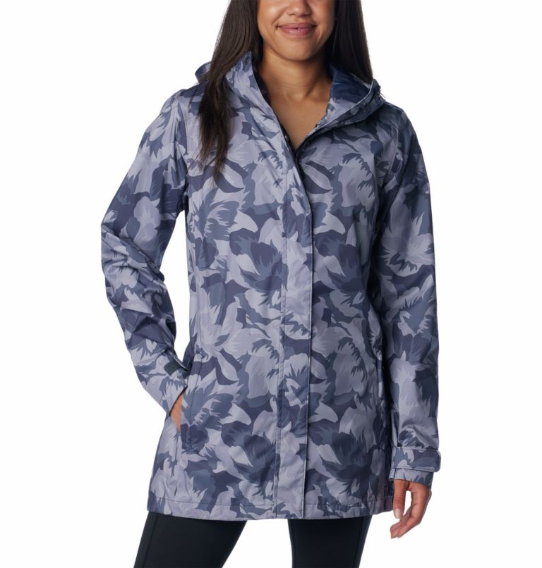 Navy Women Columbia Splash A Little™ II Waterproof Jackets | 24965957