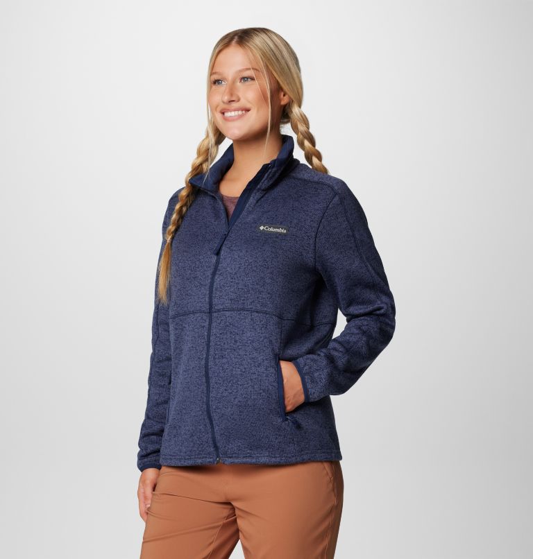 Navy Women Columbia Sweater Weather™ II Fleece Jackets | 87564891