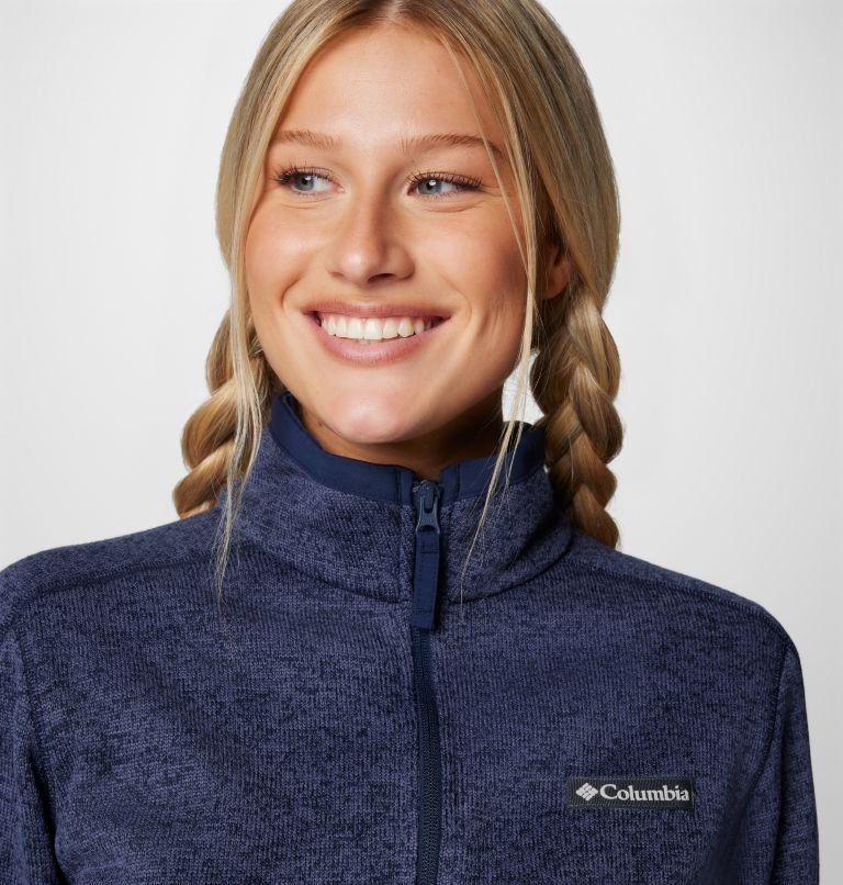 Navy Women Columbia Sweater Weather™ II Fleece Jackets | 87564891