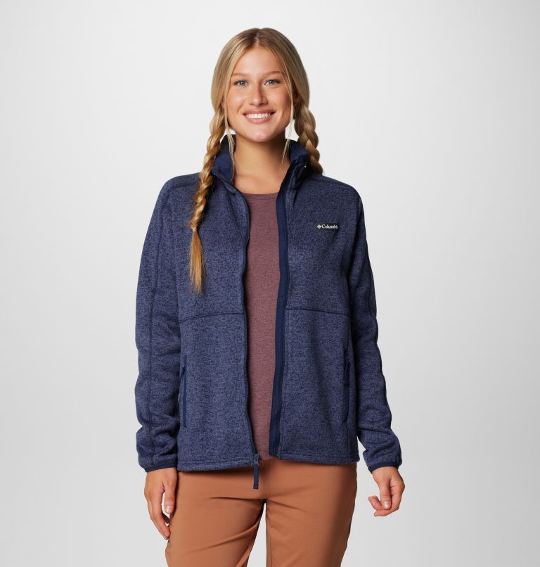 Navy Women Columbia Sweater Weather™ II Fleece Jackets | 87564891