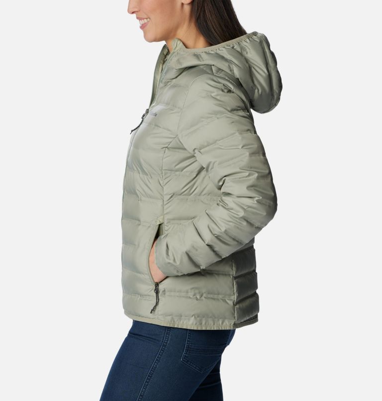 Olive Women Columbia Lake 22™ II Down Hooded Puffer Jacket | 85988340