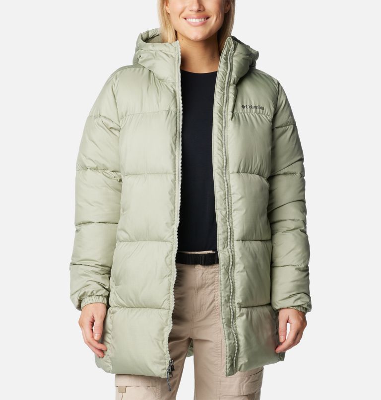 Olive Women Columbia Puffect™ II Hooded Mid Puffer Jacket | 60623273