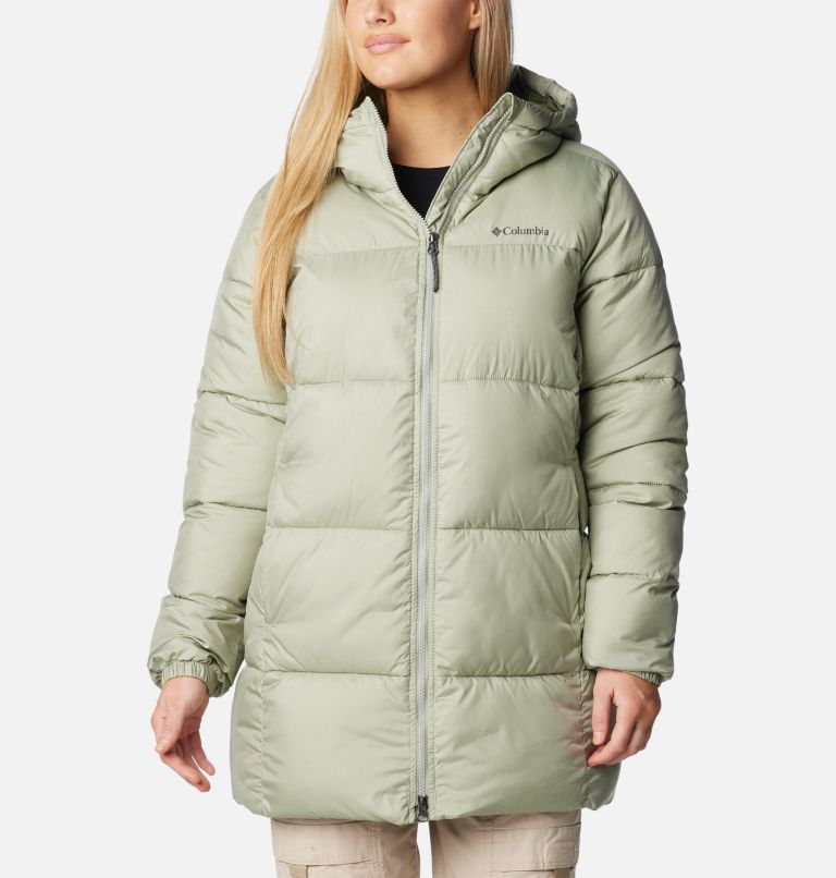 Olive Women Columbia Puffect™ II Hooded Mid Puffer Jacket | 60623273