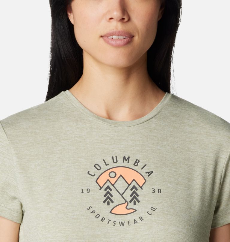 Olive Women Columbia Sloan Ridge™ Technical Graphic T Shirts | 63052186