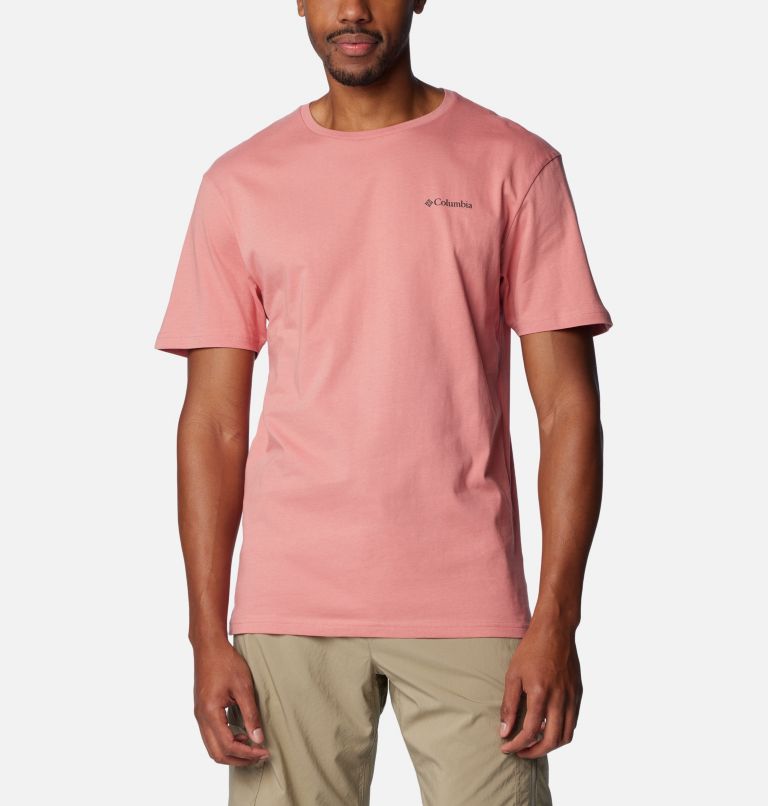 Pink Men Columbia North Cascades™ T Shirts | 99376425