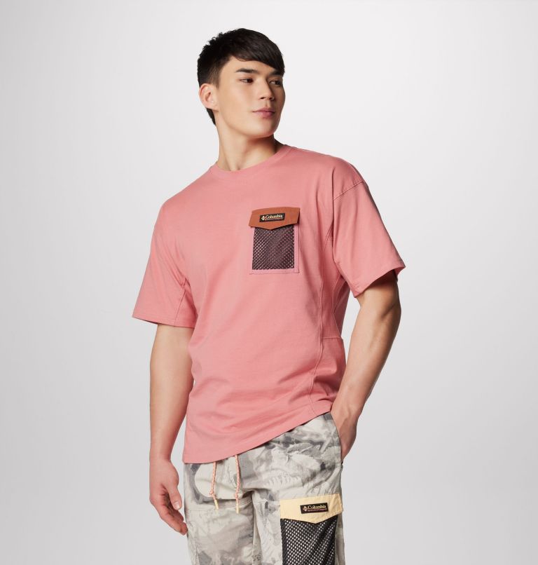 Pink Men Columbia Painted Peak™ T Shirts | 14811267