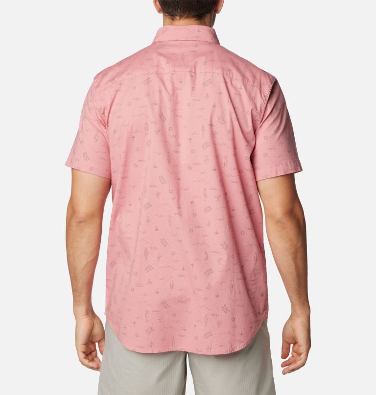 Pink Men Columbia Rapid Rivers™ Printed Short Sleeve Shirts | 54447596