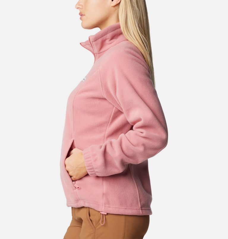 Pink Women Columbia Benton Springs™ Full Zip Fleece Jackets | 63472279