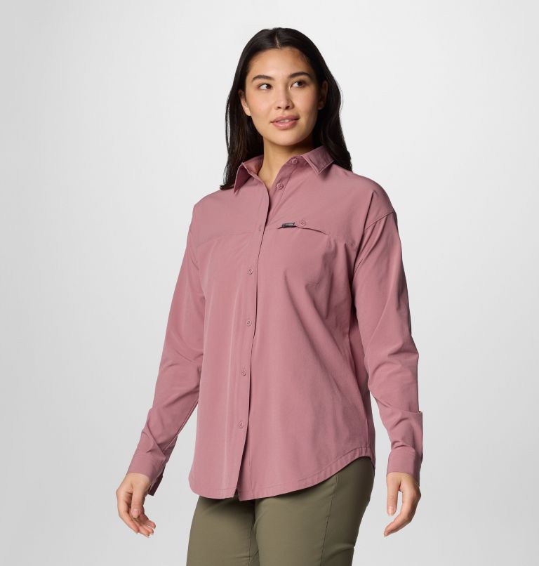 Pink Women Columbia Boundless Trek™ II Shirts | 90692333