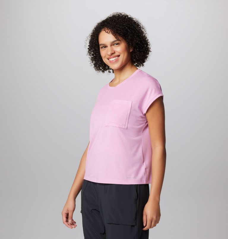 Pink Women Columbia Boundless Trek™ Technical T Shirts | 18004568