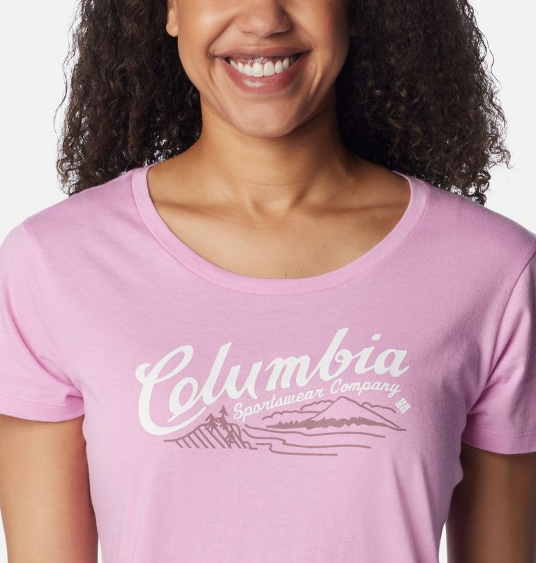 Pink Women Columbia Daisy Days™ Graphic T Shirts | 53292916