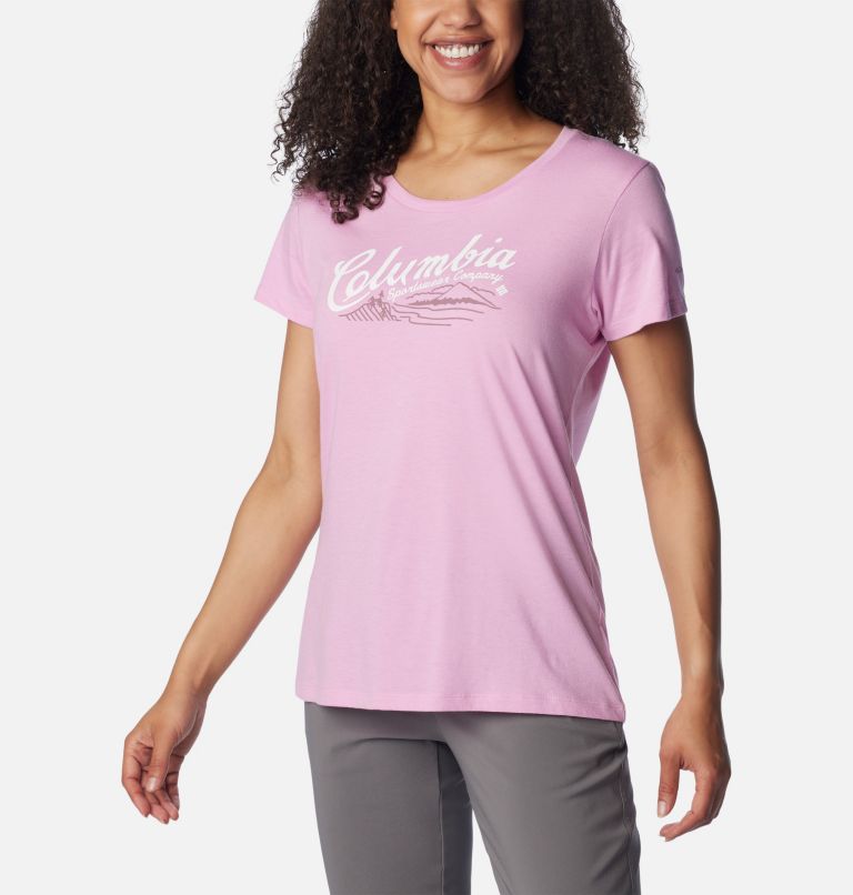 Pink Women Columbia Daisy Days™ Graphic T Shirts | 53292916