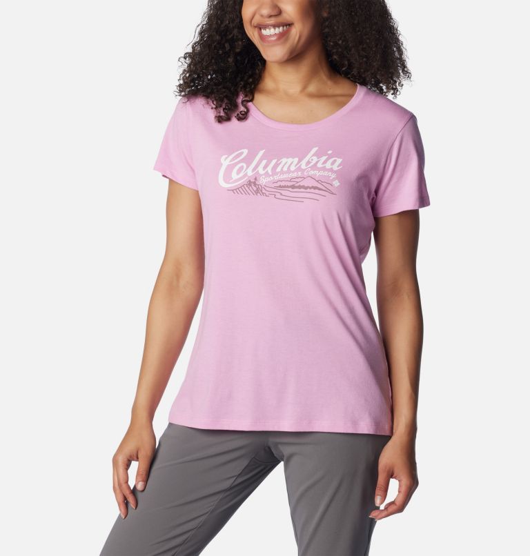 Pink Women Columbia Daisy Days™ Graphic T Shirts | 53292916