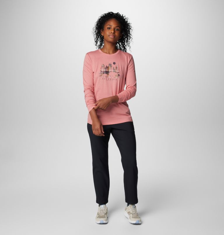 Pink Women Columbia Hidden Haven™ LS T Shirts | 6957493