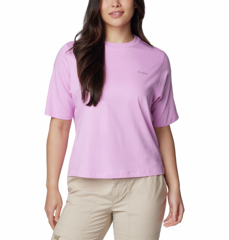 Pink Women Columbia North Cascades™ Graphic T Shirts | 15166686