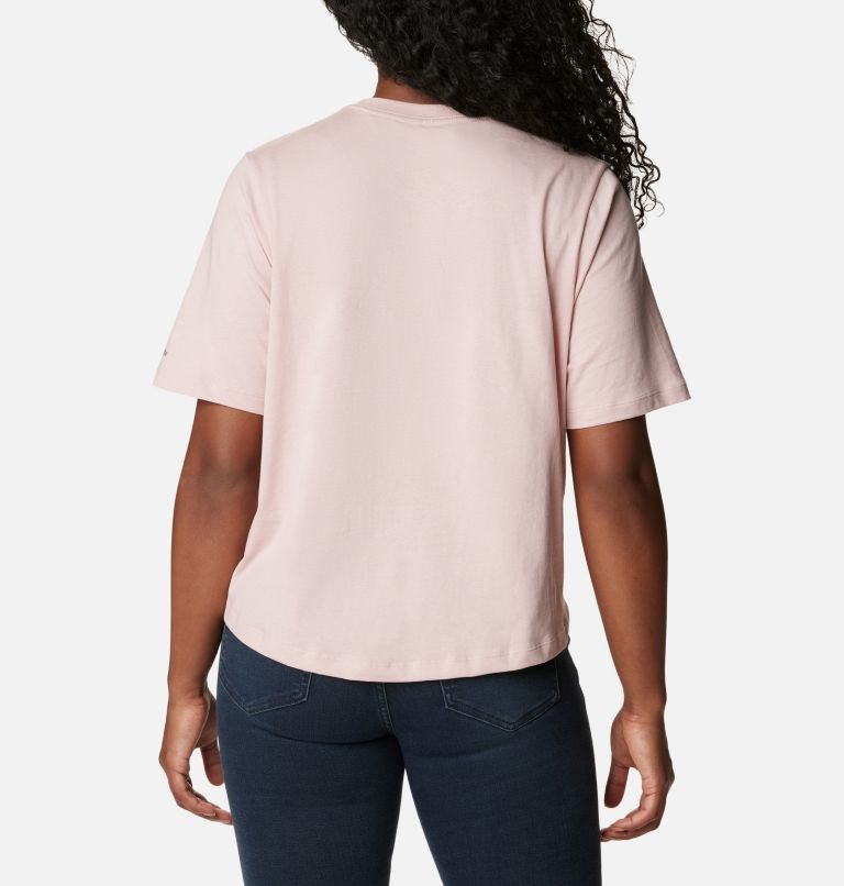 Pink Women Columbia North Cascades™ Relaxed T Shirts | 9165383