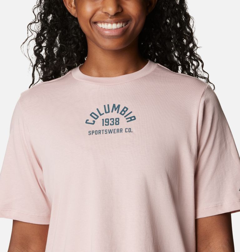 Pink Women Columbia North Cascades™ Relaxed T Shirts | 9165383