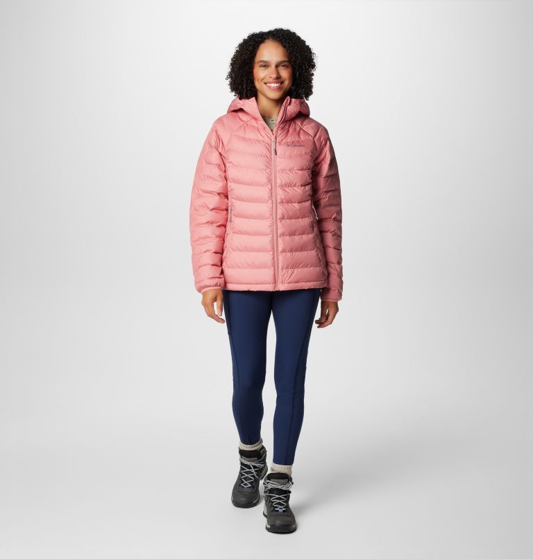 Pink Women Columbia Powder Lite™ II Hooded Insulated Puffer Jacket | 78522176