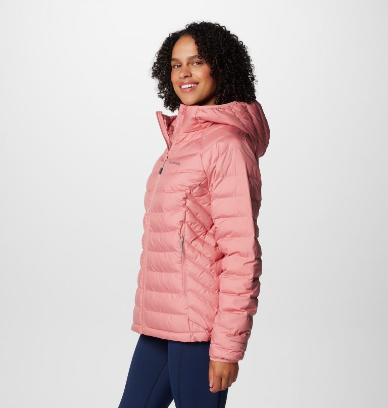 Pink Women Columbia Powder Lite™ II Hooded Insulated Puffer Jacket | 78522176