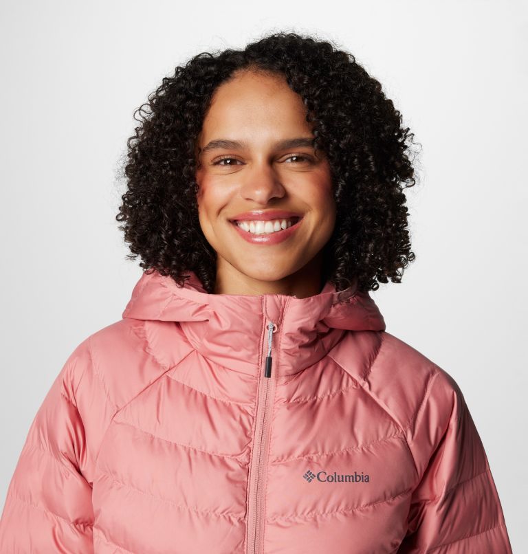 Pink Women Columbia Powder Lite™ II Hooded Insulated Puffer Jacket | 78522176