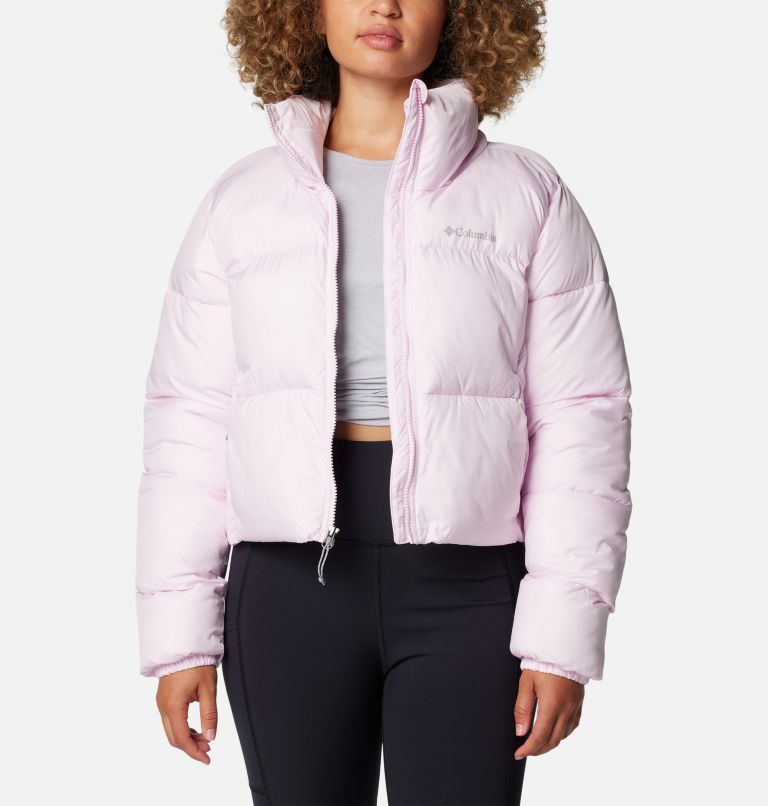 Pink Women Columbia Puffect™ II Cropped Puffer Jacket | 58188989