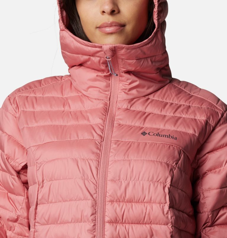 Pink Women Columbia Silver Falls™ II Hooded Insulated Puffer Jacket | 83063700