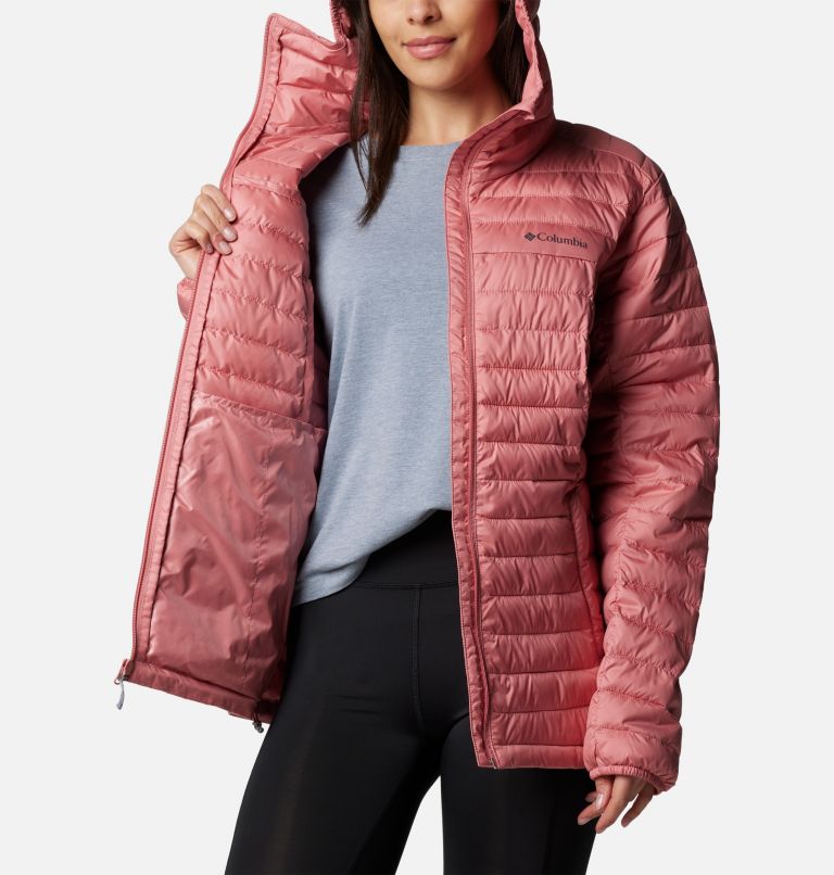 Pink Women Columbia Silver Falls™ II Hooded Insulated Puffer Jacket | 83063700