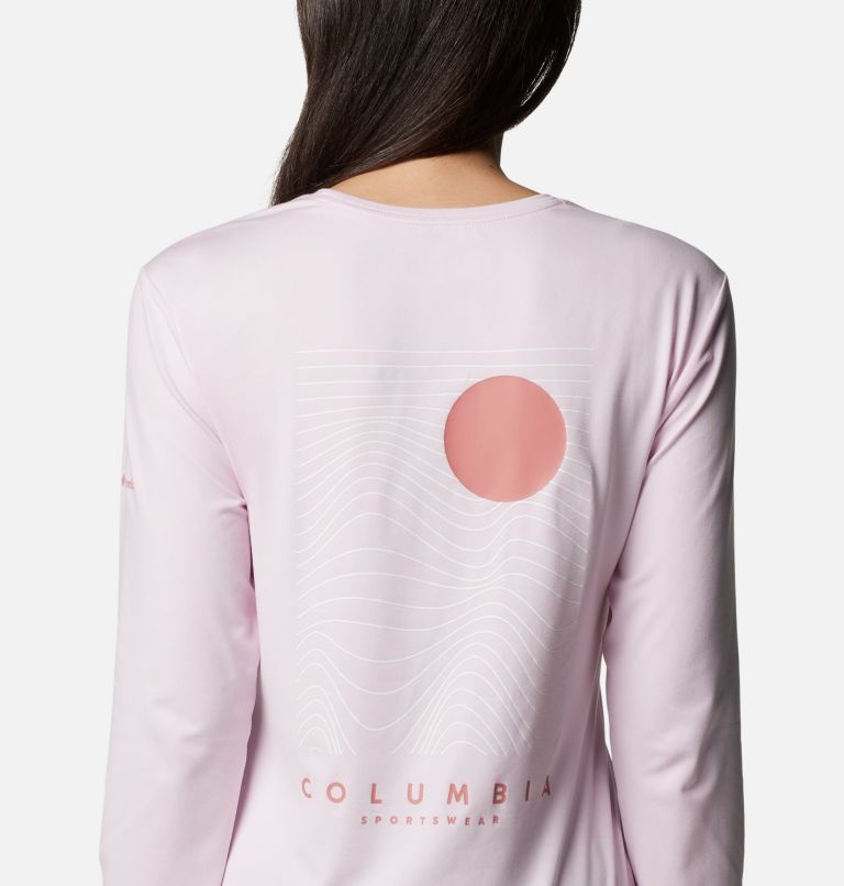 Pink Women Columbia Sloan Ridge™ Graphic Long Sleeve Technical T Shirts | 95304412