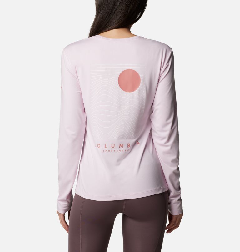 Pink Women Columbia Sloan Ridge™ Graphic Long Sleeve Technical T Shirts | 95304412