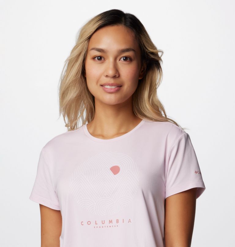 Pink Women Columbia Sloan Ridge™ Technical Graphic T Shirts | 11920223