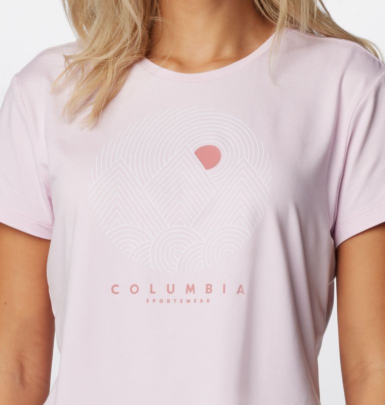 Pink Women Columbia Sloan Ridge™ Technical Graphic T Shirts | 11920223