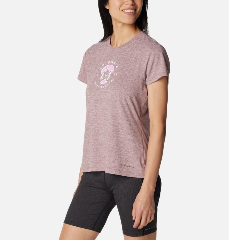 Pink Women Columbia Sloan Ridge™ Technical Graphic T Shirts | 50969642