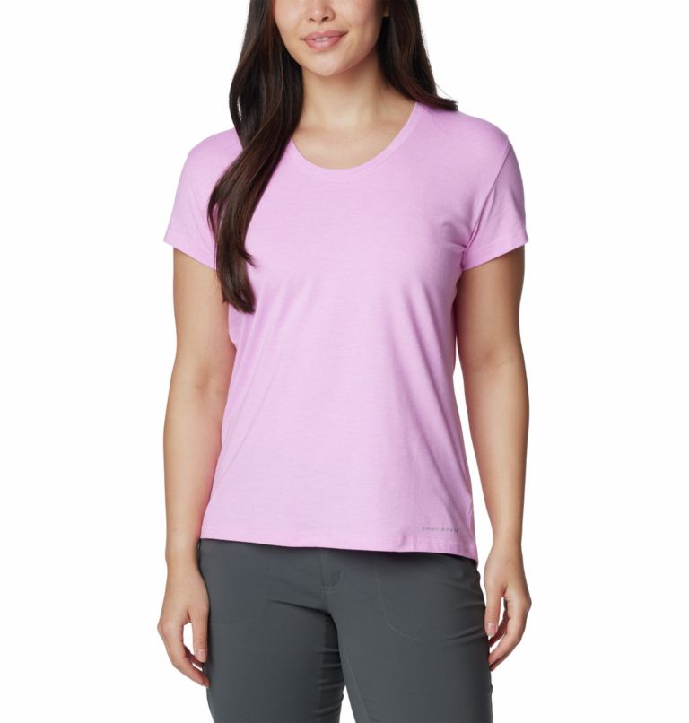 Pink Women Columbia Sun Trek™ Technical T Shirts | 6431045