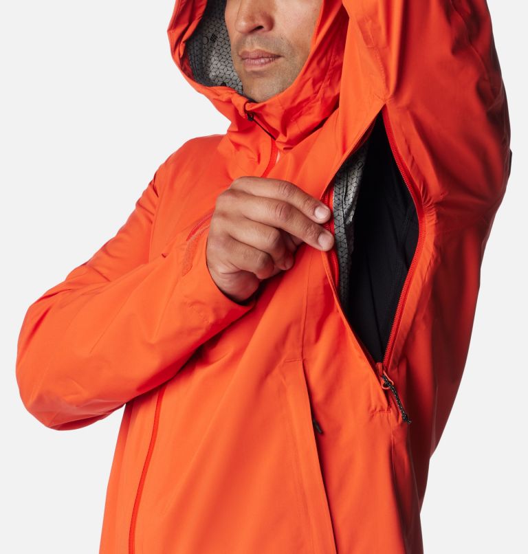 Red Men Columbia Ampli-Dry™ III Waterproof Hiking Shell Jackets | 21988559