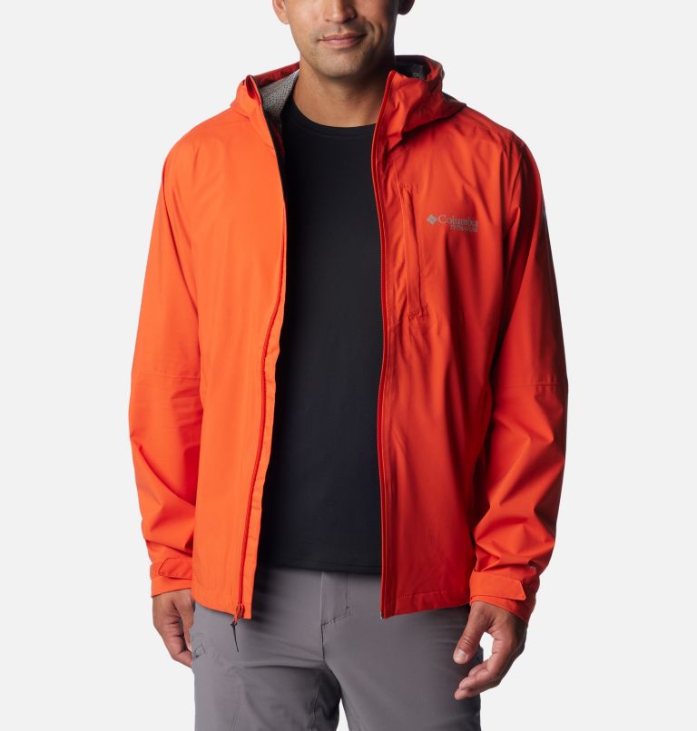 Red Men Columbia Ampli-Dry™ III Waterproof Hiking Shell Jackets | 21988559