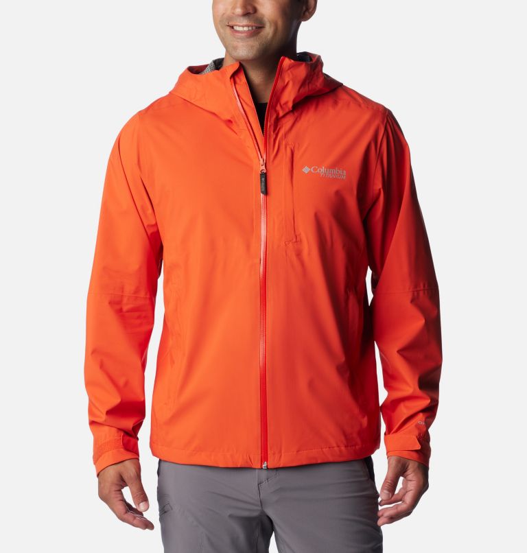 Red Men Columbia Ampli-Dry™ III Waterproof Hiking Shell Jackets | 21988559