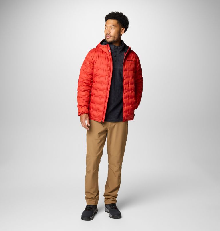 Red Men Columbia Delta Ridge Hooded Puffer Jacket | 42676801