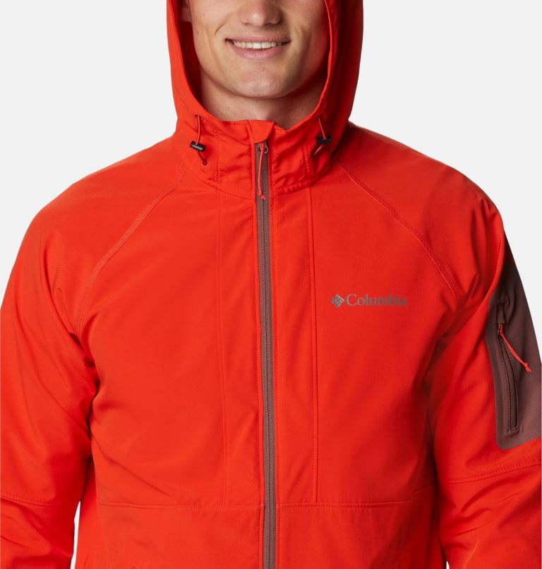 Red Men Columbia Tall Heights™ Hooded Softshell Softshell Jackets | 42308067