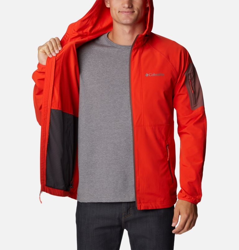 Red Men Columbia Tall Heights™ Hooded Softshell Softshell Jackets | 42308067