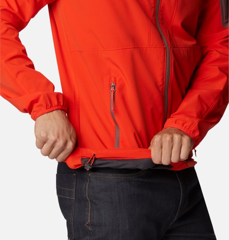 Red Men Columbia Tall Heights™ Hooded Softshell Softshell Jackets | 42308067