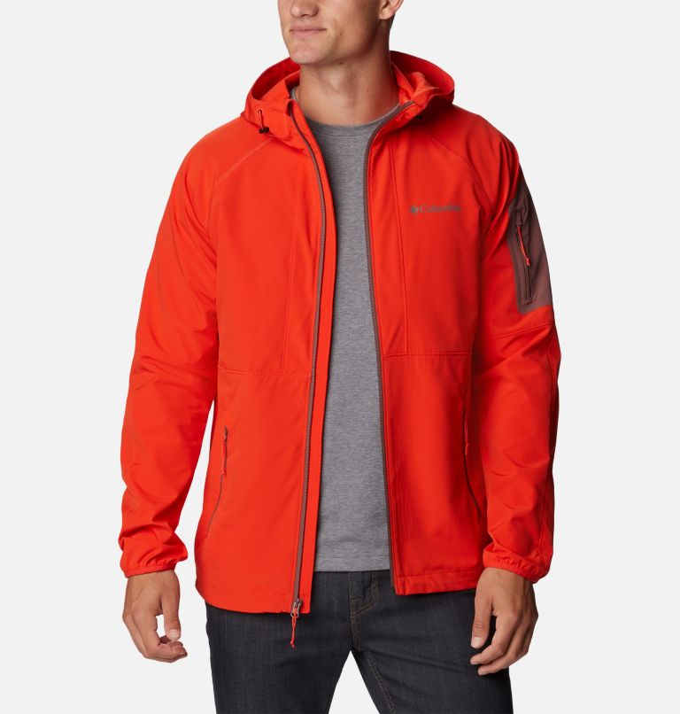 Red Men Columbia Tall Heights™ Hooded Softshell Softshell Jackets | 42308067