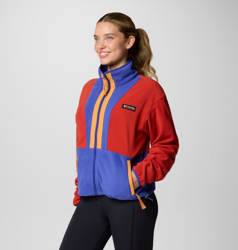 Red Women Columbia Back Bowl™ Casual Fleece Jackets | 11332822