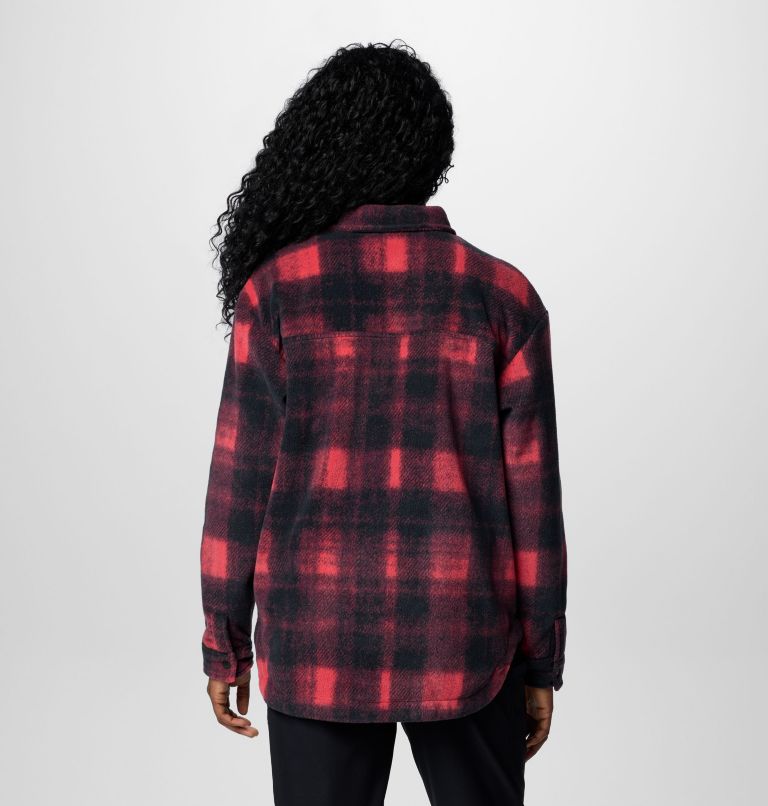 Red Women Columbia Benton Springs™ Fleece Jacket Shirts | 90939550